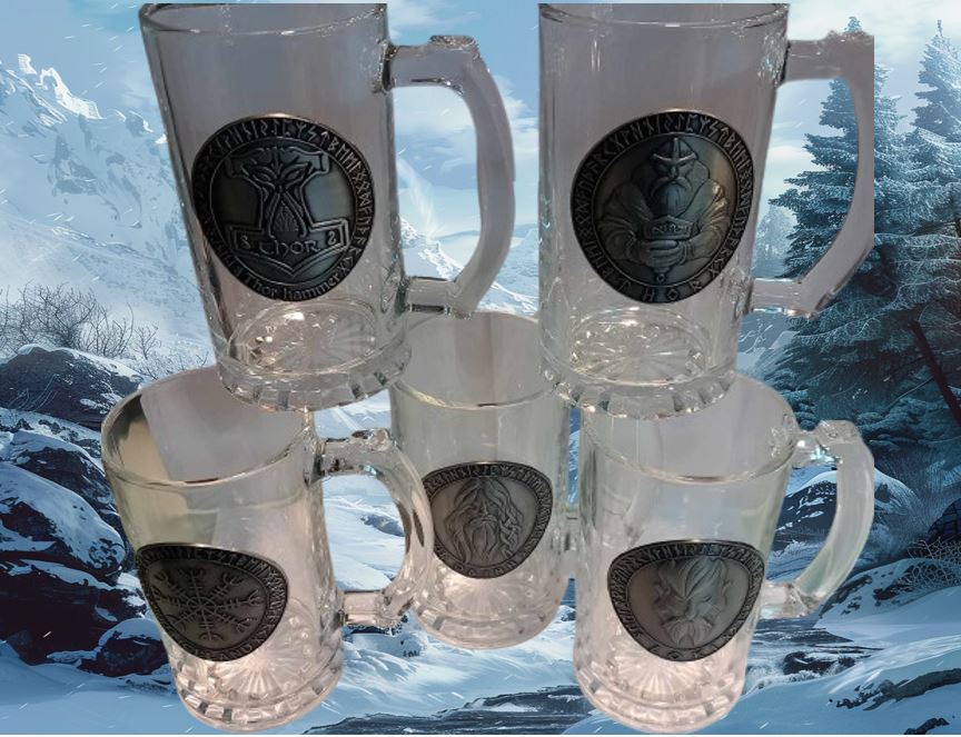 Large Beer Mugs Nordic Design Large Beer Mugs Nordic Design